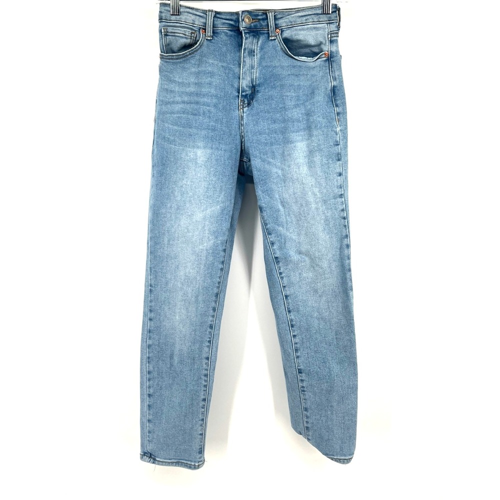 Wax Jean Womens Skinny Jeans Light Wash Stretch Denim Size 3x26